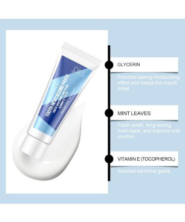 Natural Whitening Toothpaste Teeth Whitening and Stain Removal Fluoride Free Toothpaste Fresh Breath Toothpaste - Buy Online on GoSupps.com