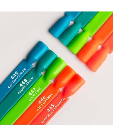 SEMILAC 447 Loco Lime Nail UV Gel Polish | Long Lasting and Easy to Apply | Soak off UV/Led | Perfect for Home and Professional Manicure and Pedicure 7 ml - Buy Online on GoSupps.com