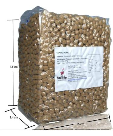 Black Tapioca Pearls for Bubble Tea Drink 3KG Gluten Free Brown Sugar Flavour Boba Starch Pearls Perfect for Bubble Tea Milk Tea Smoothies and Dessert Toppings - Buy Online on GoSupps.com
