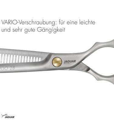JAGUAR Pre Style Ergo 28 Texturising Scissors 5.5 | German Quality | 28 Thinning Teeth | Classic Matte Design | International Shipping - Buy Online on GoSupps.com