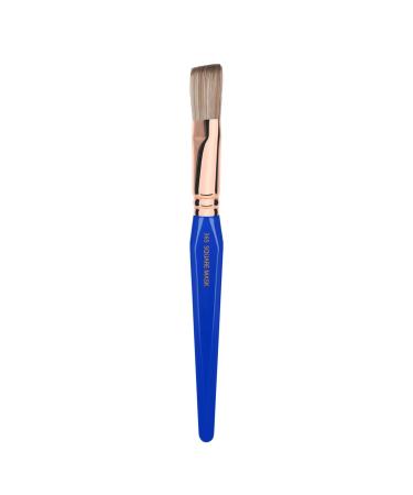 Bdellium Tools Professional Makeup Brush - Golden Triangle 365 Square Mask - With All Vegan and Soft Synthetic Fibers For Applying Face Masks (Blue 1pc)