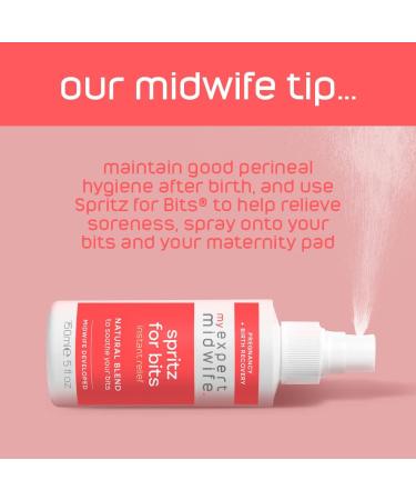 My Expert Midwife Spritz for Bits 150ml - Pregnancy & Postpartum Relief Spray - Buy Online on GoSupps.com