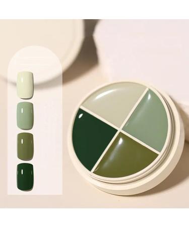 4 Colors Solid Nail Gel Palette | Nail Mud Gel Polish Kit Strong Acrylic Tips Painting Set Solid Nail Gel Glue for Soft Gel Nail Tips for 53 - Buy Online on GoSupps.com