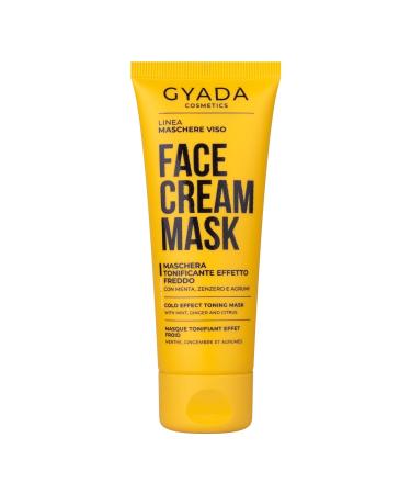 GYADA COSMETICS GYADA COSMETICS Cooling and toning face mask energizing and refreshing leaves skin firm and elastic suitable for all skin types ginger and lemon based formula 75 ml