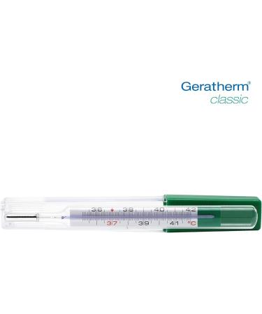 GERATHERM Classic Fever Thermometer Analogue/Fever Thermometer Without Mercury/Analogue Fever Thermometer Without Batteries/Lifetime Guaranteed Measuring Accuracy/Thermometer Made in Germany - Buy Online on GoSupps.com