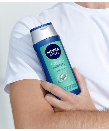 NIVEA MEN Anti Grease Shampoo for oily hair with sage for men 400 ml - Buy Online on GoSupps.com