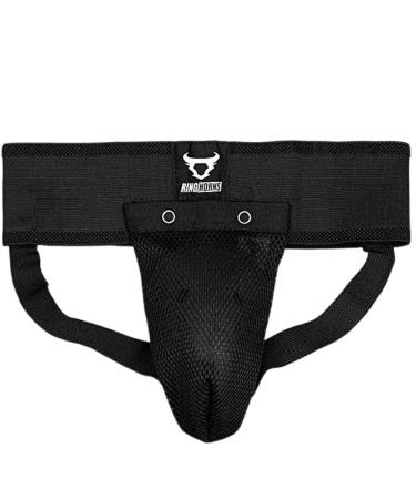 Ringhorns Boys Charger Groin Guard with Holder 14 Years Black