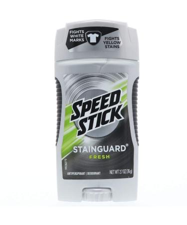 Speed Stick Stainguard Antiperspirant Deodorant Fresh 2.7 oz(Pack of 6)
