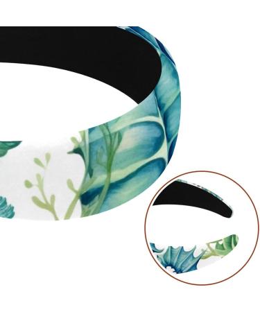 2 Pieces Headbands Women Hair Head Bands Seahorse-1022 Non Slip Thick Padded Hairband Hair Band Hoops Vintage Thick Hair Wrap Multi-colored 7 - Buy Online on GoSupps.com