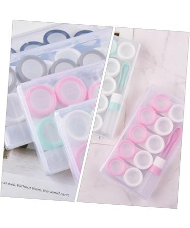 Partykindom 6 Sets Colored Contact Lens Storage Box - Macaron Eye Lens Case Container for Safe Storage - Buy Online on GoSupps.com