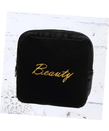 Shop Gleavi Women's Travel Bandage Storage Bag | Transparent Cosmetic Makeup Wallet | 13x13x4cm Black - Buy Online on GoSupps.com
