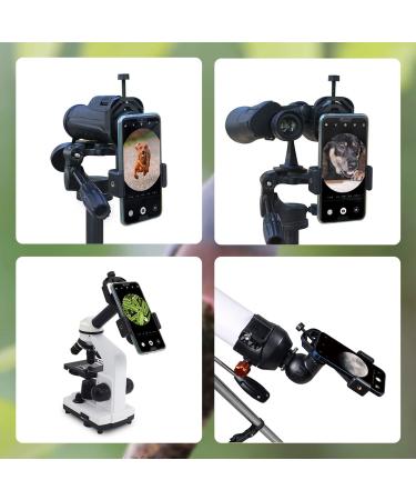 VANKEY Cellphone Telescope Adapter Mount for Spotting Scope, Telescope, Microscope - Universal Phone Scope Mount for iPhone, Samsung, HTC, LG & More - Buy Online on GoSupps.com