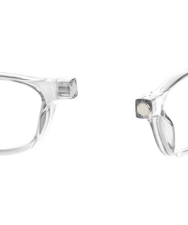 TBOC Pack: Reading Glasses for Men - +1.00 Dioptre (2 Units) | Foldable Transparent Reading Aid with Magnetic Closure - Perfect for Presbyopia - Buy Online on GoSupps.com