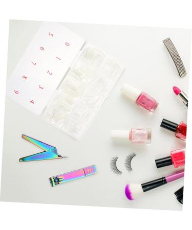POPETPOP 1 Set nail set nail polishing file nail grinding bar press on nails nail file strips full cover coffin nails nail polishing buffers false finger nails tool natural Stainless steel 13X7cm Assorted Color 3 - Buy Online on GoSupps.com