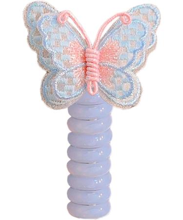 Kuxiptin Telephone Cable Hair Ties Phone Wire Hair Bands - Braided Hair Bobbles - Colourful Elastic Phone Hair Clips for Children Women Children's Birthday Halloween Christmas blue - Buy Online on GoSupps.com