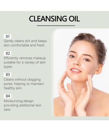  ZLHHRZJX Mugwort Cleansing Oil Waterproof Makeup Remover for All Skin Types Your Double Purification Facial Oil Quick Cleansing Oil to Remove Blackheads Suitable for All - Buy Online on GoSupps.com