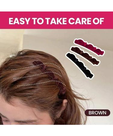Kolarmo Retro Double-Layered Braided Hair Clips - 3 Pack Hollow Hair Bands for Women & Girls | International Shipping - Buy Online on GoSupps.com