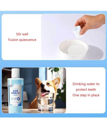 Convenient OralCare Water Additive for Dogs Pets Health Solution Liquid Mouthwash Remover for Pet Cats Dog Remover Dog Breath Freshener Care for Dogs - Buy Online on GoSupps.com