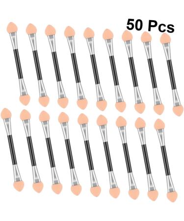 Mikinona 50pcs Eyeshadow Applicator Eyeshadow Brush Sponge Dual Sided Eyeshadow Brush Eye Spoolie Brush - Buy Online on GoSupps.com