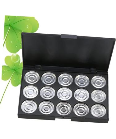 Healvian 15 Empty Cosmetic Case Cosmetic Cases for Traveling Eyeshadow Case Empty Makeup Eye Shadow Silver - Buy Online on GoSupps.com