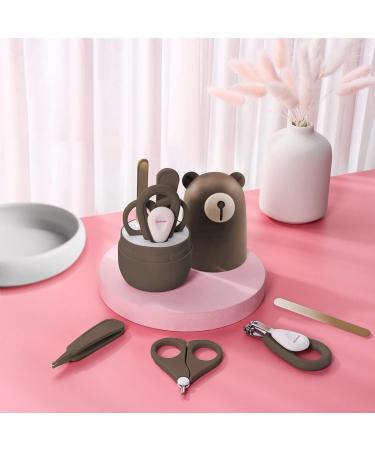 Baby 7 in 1 Grooming Set for Children and Newborns in Beautiful Gift Box - Pink - Buy Online on GoSupps.com