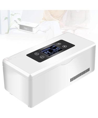 YEITH Portable Insulin Cooler Box Mini Medicine Refrigerator 2-8 Drug Reefer Cooler Travel Case LCD Touch Screen Silent Noise Reduction Processing 2Battery