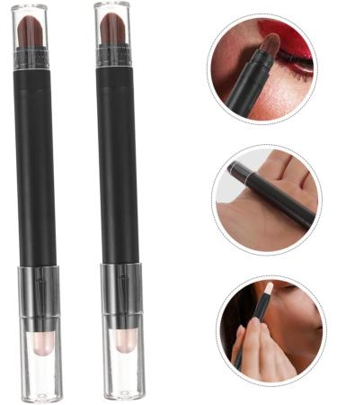 NOLITOY Eye Makeup Brush 2pcs Makeup Brush Eyeshadow Make up Brush Eye Shadow Makeup Eye Shadow Pencil Lasting Makeup Stick - Buy Online on GoSupps.com