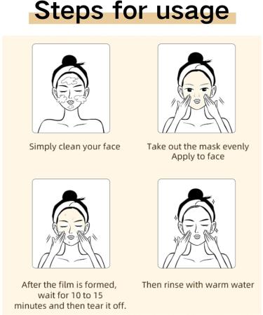 Peel off Face Masks - 24k Gold Face Masks Beauty - Anti Wrinkle Face Mask - Hydrating Face Mask - Deep Cleansing Clay Face Mask - Moisturizing Sheet Masks - Nourishing Smoothing Skin 60g - Buy Online on GoSupps.com