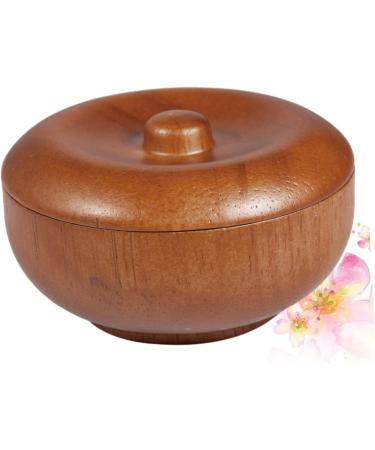 Minkissy 2-Piece Razor Cup Shaving Butter Kit for Men - Wood Shaving Cup & Foam Bowl - Premium Men's Shave Brush Set 9.7x9.7 cm - Buy Online on GoSupps.com