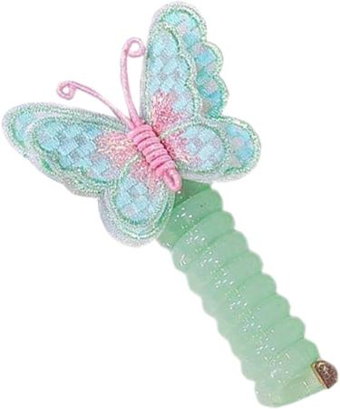 10 Hair Ties | Telephone Cord Hair Tie | Colorful Butterflies Hair Bands | Telephone Wire Hairbands Kids Elastic Hair Bands Butterfies Hair Accessories. Green - Buy Online on GoSupps.com