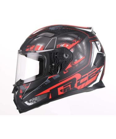 CGM Unisex VALENCIA JEREZ Full Face Helmet - Matt Black Red XL (61-62cm) | International Shipping Available - Buy Online on GoSupps.com