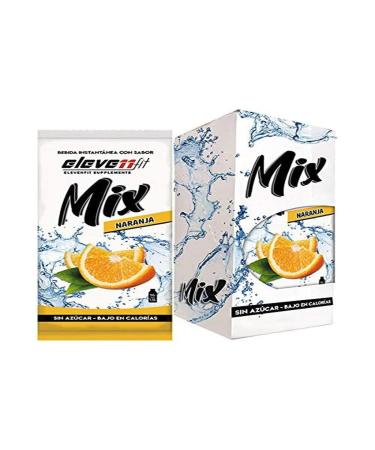 ELEVENFIT Eleven Fit Box of 12 Mixed Flavour Orange Sugar Free 100g