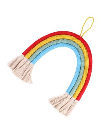 Zerodeko 1pc Kid Room Decor Home Decoration Wall Mounted Weaving Craft Pendant Wall-Mounted Cotton Rope