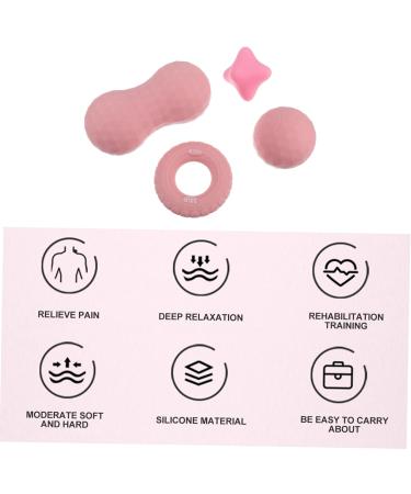 Homsfou 4-Piece Massage Ball Set - Lacrosse & Ice Hockey Muscle Relaxation Tools | Obernuss Polly Lip Gloss Massage Globe & Fitness Pebble Gel - Buy Online on GoSupps.com