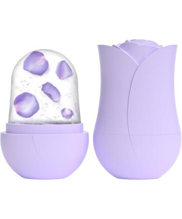 Ice Roller for Face - Beauty Ice Roller Silicone Ice Face Roller Cube Ice Roller for Face and Eye Facial Beauty Ice Roller Skin Care Tools Purple - Buy Online on GoSupps.com