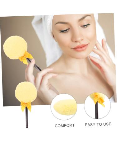 FRCOLOR Powder Puff Lollipop Shape Makeup Puff Face Body Sponge Face Cosmetic Puff Dry Makeup Tools Makeup Blenders Body Powder Brush Detergent Marshmallow Super Soft Long Hair Child - Buy Online on GoSupps.com