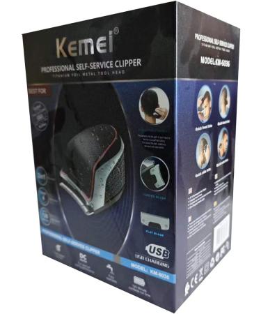 KEMEI Hair Clippers for Men Cordless Self Hair Cutters Electric Quick Cut Trimmer 8 Guide Combs(1.5-15mm) IPX7 Waterproof Rechargeable Up to 120 Min Usage KM-6036 - Buy Online on GoSupps.com