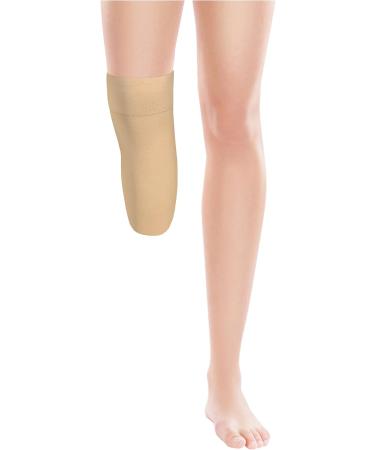 Truform-OTC 0832-M Below Knee Stump Shrinker Compression Sleeve with Ventilation - Beige, Medium (12-16 Calf) - Amputee Care - Buy Online on GoSupps.com