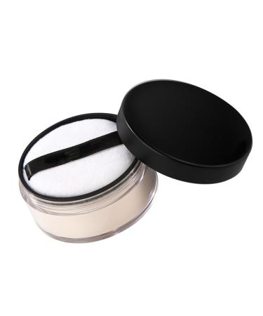 Verdant Touch Loose Setting Powder, 12g Waterproof Face Powder for Makeup, Oil Control, Light Skin Color