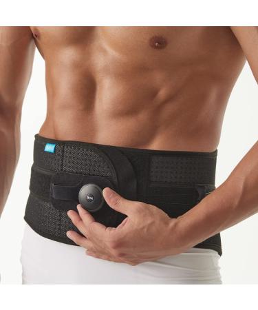 SOZO BOA Dual Adjustable Lower Back Brace for Men and Women - Back Pain Relief for Herniated Disc Scoliosis Sciatica with Removable Panel for Waist Support Lumbar Support Belt (Medium)