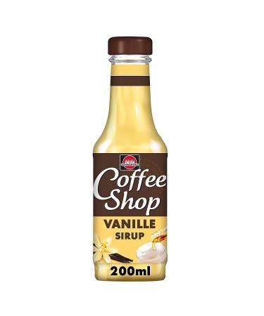 Schwartau Coffee Shop Vanilla coffee syrup to refine coffee specialties 200ml - Buy Online on GoSupps.com