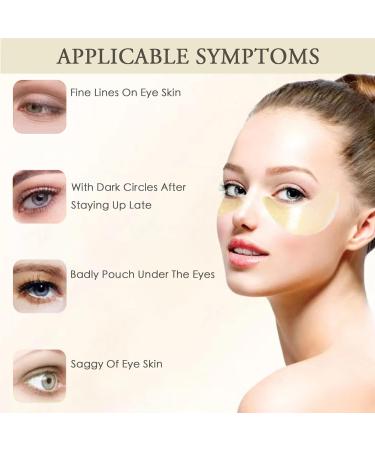 GILVOS 24k Gold Under Eye Patches for Puffy Eyes, Dark Circles & Wrinkles - Skin Care Eye Treatment - Buy Online on GoSupps.com