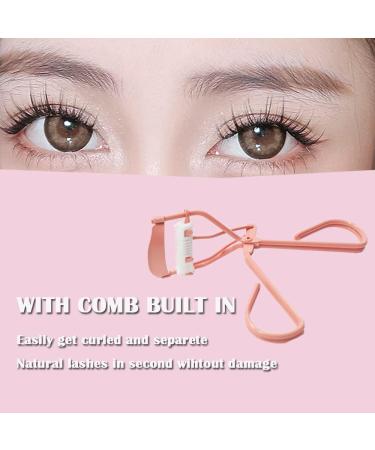 Eyelash Curlers with Comb - Pink Curlers for Lash Lift | Durable Carbon Steel & Comfort Grip - Buy Online on GoSupps.com