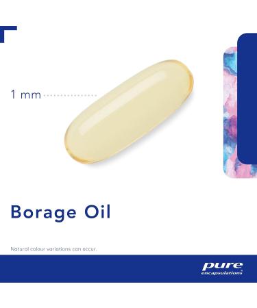 Pure Encapsulations Borage Oil 200mg GLA - Rich Source of Gamma Linolenic Acid - 60 Softgels - Buy Online on GoSupps.com