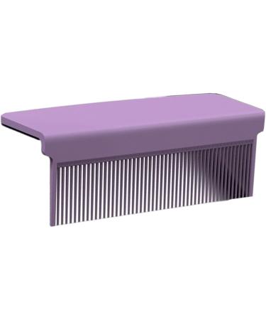 Hair straightener comb hair straightener hair straightener hair comb with clip professional smooth tool Purple - Buy Online on GoSupps.com