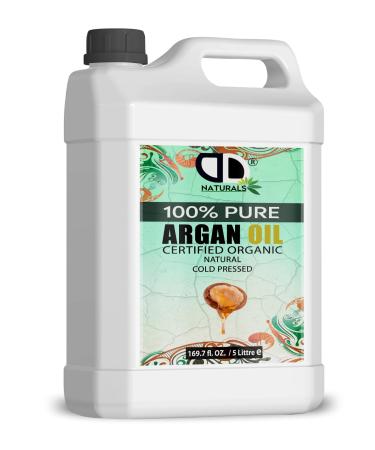 100% Pure and Natural Moroccan Argan Oil for Face & Body, Rich in Vitamin E for Healthy Skin, Hair & Nails, Paraben & SLS Free, Vegan, Cruelty Free