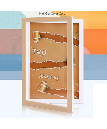 35 Colors Nail Display Book Magnetic Closure Nail Art Salon Nail Gel Color Display Book DIY Nail Polish Color Card Display Tools for Nail Color Showing Chart - Buy Online on GoSupps.com