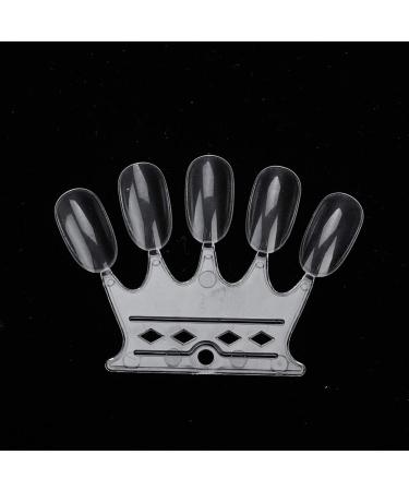 Reusable Nail Display Stick - Ideal Nail Exercise Tool for Home Beauty Salon | Exquisite Craftsmanship (Transparent) - Buy Online on GoSupps.com