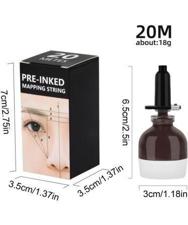 Brow Mapping String Tool 20 Microblading Supplies For Accurate Marking - Accurate Marking String Brow Microblading Supplies For Makeup Artists Beauty Schools Pochy Brown - Buy Online on GoSupps.com