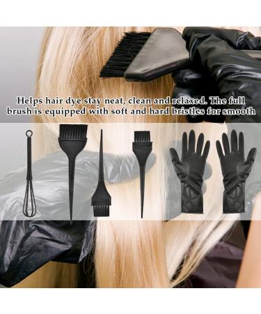 16 PCs Hair Dye Brush Set - DIY Hair Coloring Kit with Gloves Medium Bowl & Ear Protection - Perfect for Home & Salon Use - Buy Online on GoSupps.com